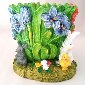 Bunny Easter Jubilee Jelly Bean Container Ceramic With Orginal Box Vinta…